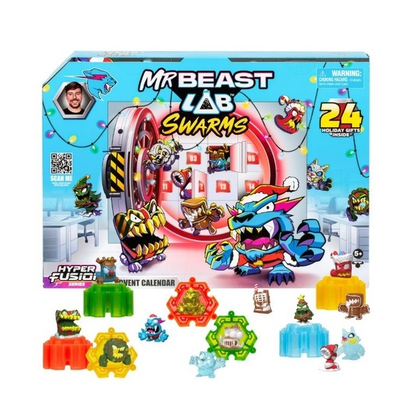 MrBeast Lab Swarms Christmas Advent Calendar Hyper Fusion Series Holiday Gifts - Picture 1 of 4
